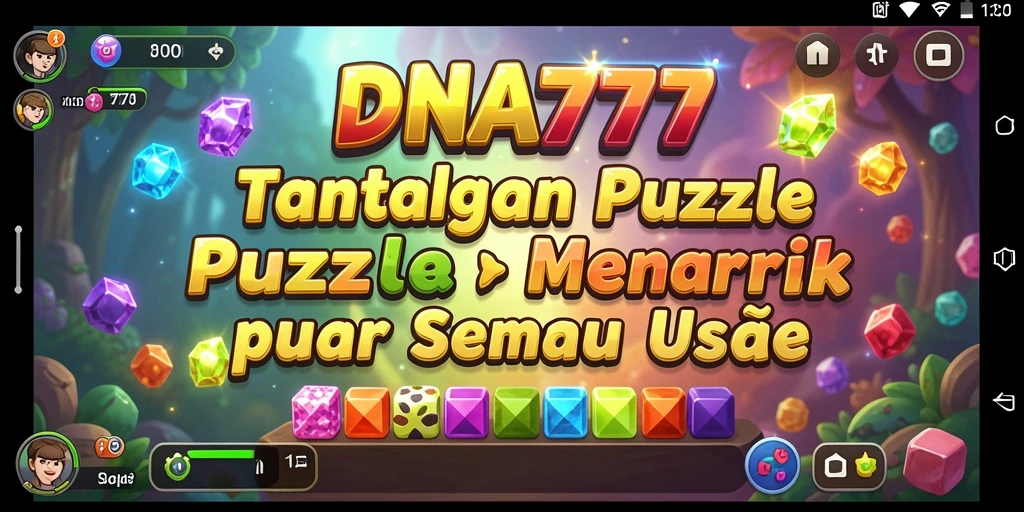 Screenshot dari gameplay DNA777 yang menampilkan puzzle menarik dan tantangan seru.