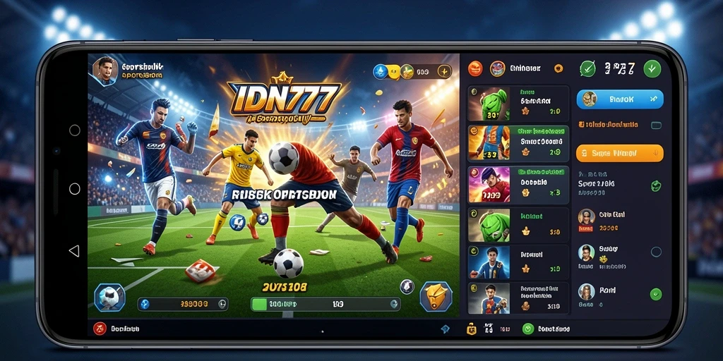 Screenshot utama IDN777 menampilkan gameplay Sportsbook yang menarik.