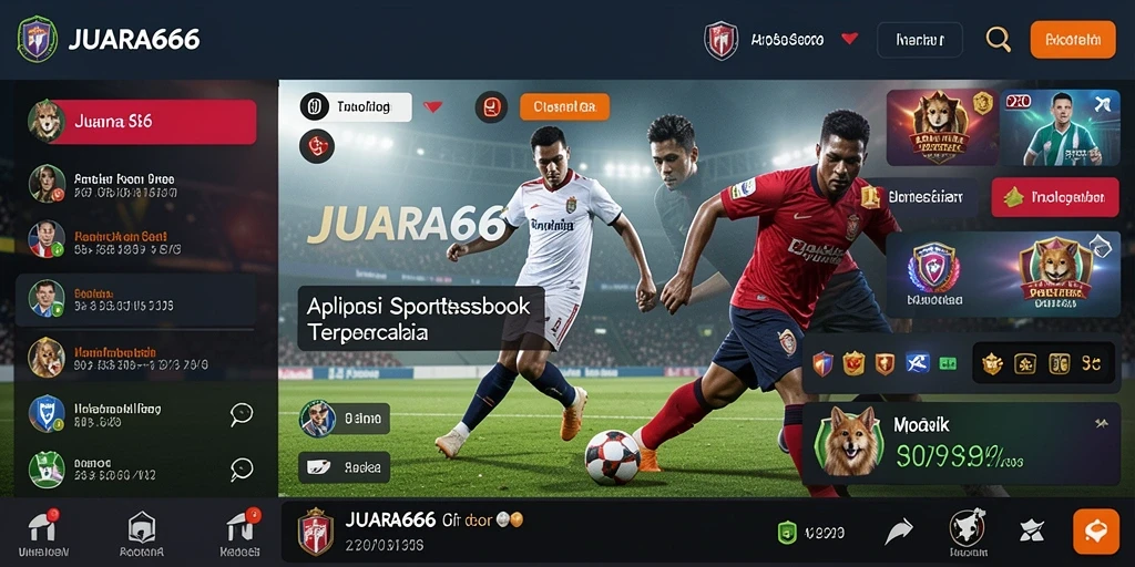 Tampilan antarmuka JUARA666 dengan pilihan taruhan olahraga.