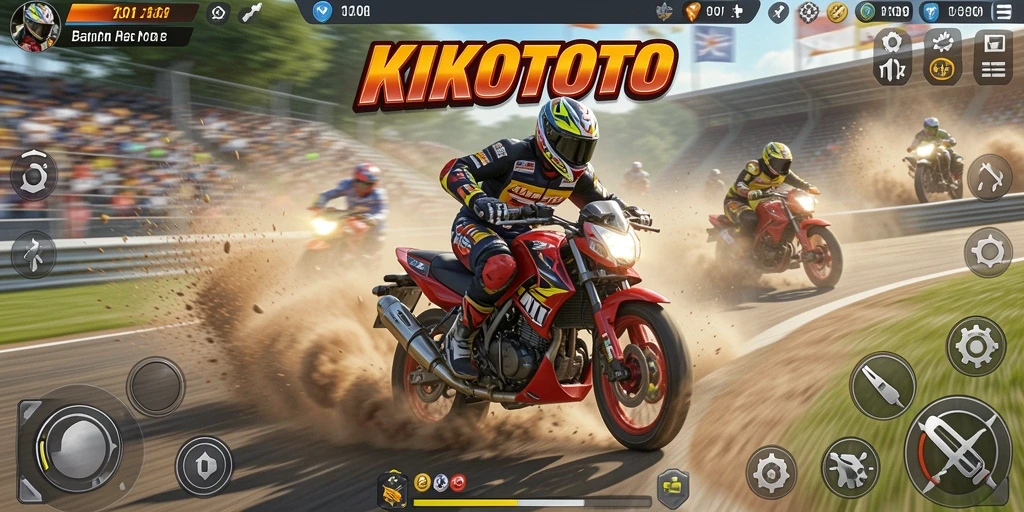 Gameplay seru dan menantang di KIKOTOTO.