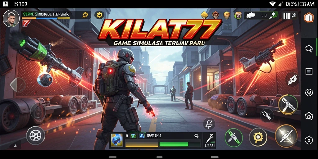 Screenshot utama KILAT77 dengan gameplay simulasi yang menarik.