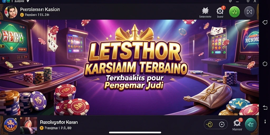 Tampilan gameplay menarik di LETSTHOR dengan fitur Kasino yang menantang.