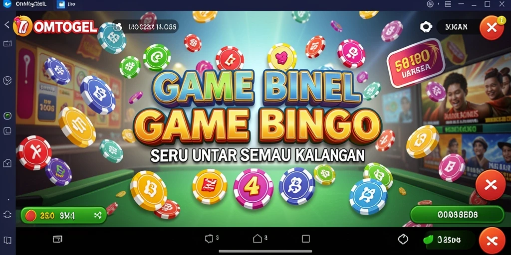 Tampilan gameplay Bingo yang seru dan interaktif.