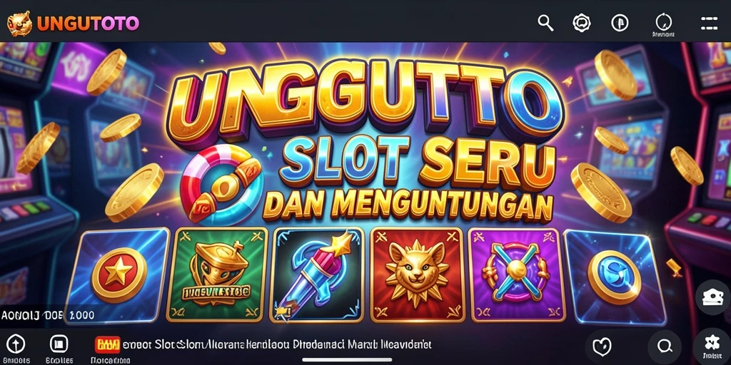 Tampilan gameplay UNGUTOTO dalam permainan Slot yang seru.